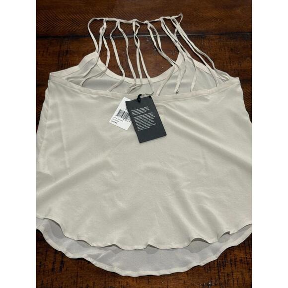 Chaser Tops - Chaser Brand - Silk Crepe Tank Top - CW7164 Bone, Size XS